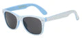 JUNIORS RETRO REWIND KG-WF01-MER MERMAID FISH SCALE PRINTED FRAME GIRL&#39;S SUNGLASSES