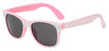 JUNIORS RETRO REWIND KG-WF01-MER MERMAID FISH SCALE PRINTED FRAME GIRL&#39;S SUNGLASSES