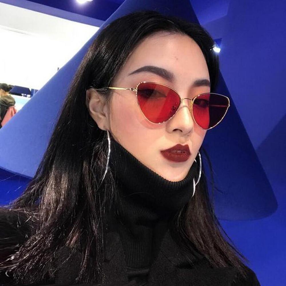 Women Men Summer Vintage Retro Cat Eye Glasses Unisex  Sunglasses